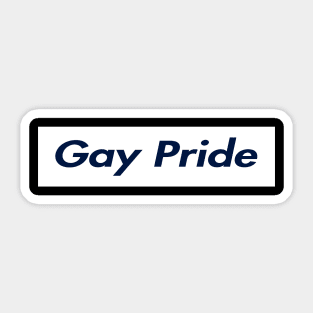 SUPER GAY PRIDE LOGO Sticker